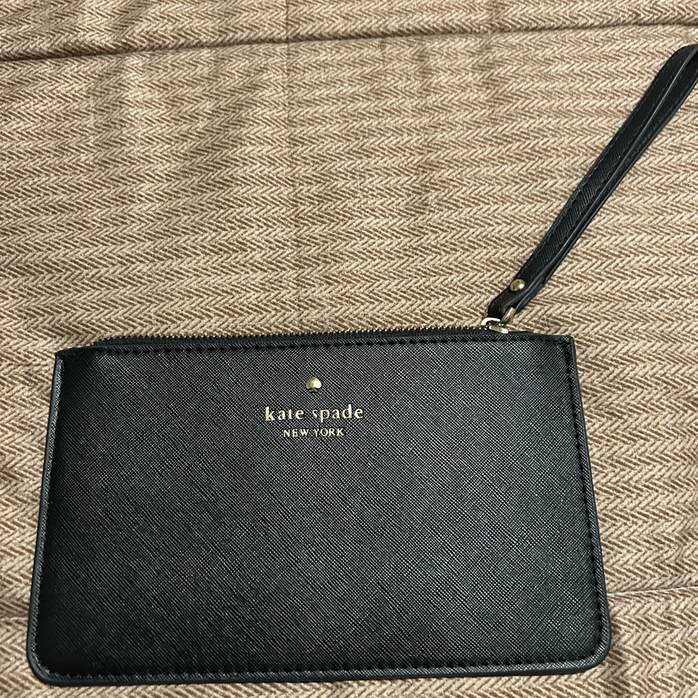 Kate Spade Black Wristlet